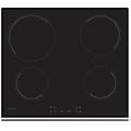 timeless ch64xb nero da incasso 59 cm ceramica 4 fornello(i)