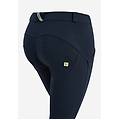 pantaloni push up wr. up superskinny a clessidra in cotone blu navy donna extra large