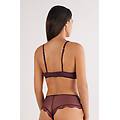 reggiseno balconcino elena la vie en rose donna bordeaux taglia 2e