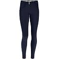 pantaloni push up wr. up skinny traspiranti bioattivi blu navy donna extra small