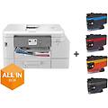 mfc-j4535dwxl stampante multifunzione inkjet a4 wi-fi colore adf fronte-retro