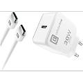 caricabatteria usb-c con cavo 30w