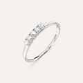 anello riviere grace oro bianco diamante collezione grace misura 56 oro bianco