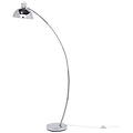 - lampada da pavimento in metallo cromato 155 cm dintel
