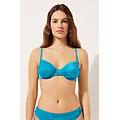 balconcino costume shiny satin donna azzurro 2