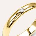 fede classica leggera 3. 2 mm oro giallo diamante collezione fede leggera 750/1000 oro giallo