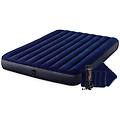 Intex 64765 Materasso Downy Con Due Cuscini E Pompa Manuale 152x203x25 Cm