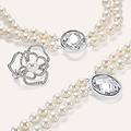 bracciale silver pearls argento bianco perla sintentica cubic zirconia collezione silver pearls