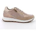 sneakers da donna rosa e beige con zip taglia 35