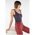 pantaloni push up wr. up superskinny similpelle ecologica deep claret donna extra large