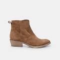 stivaletti western da donna in suede tan