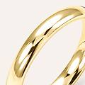 fede comoda 3 mm oro giallo collezione fede tradizionale 375/1000 oro giallo