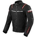 giubbotto moto traforato in tessuto rev'it tornado 3 nero taglia 2xl