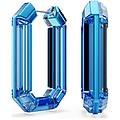 orecchini a cerchio lucent statement forma ottagonale blu os