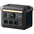 generatore portatile solix c800x 768wh ultra charge 1200w 3 ac 4 usb led nero