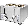 PROFICOOK tostapane 4 fette acciaio inox 1260 w funzioni scongelare e riscaldare