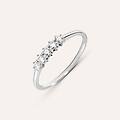 anello riviere grace oro bianco diamante collezione grace misura 58 oro bianco