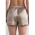 pantaloncino seta con profilo donna naturale taglia s