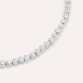 bracciale tennis silver elegance argento rodiato cubic zirconia collezione silver elegance bianco