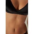 reggiseno a triangolo emma in seta donna nero taglia 1b