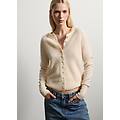 - cardigan bianco in lana regular fit donna beige chiaro taglia xs