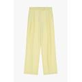 pantaloni ampi con vita alta