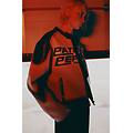 biker in pelle racing beige u