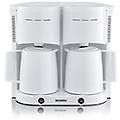 Severin Caffettiera A Filtro Duo Con 2 Caraffe Thermos Ka 9314 Colore Bianco