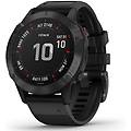 fenix 6s pro gps-multisport-smartwatch schwarz mit schwarzem armband