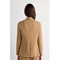 giacca in cotone pesante con bottone donna marrone taglia m