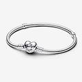 bracciale moments con chiusura a cuore 590719