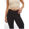 push up wr. up bioattivi 7/8 vita alta con inserti elastici nero donna extra large
