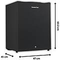 pt-fr43bk mini freezer nero congelatore con chiave 42 litri da -24&deg; gradi 4**** stelle e 39db