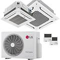 condizionatore cassetta 4 vie ct dual split 9000+24000 btu inverter a+++ unità esterna 6. 15