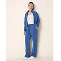 pantalone lungo sportivo con tencel modal fitness lux / blu avio / xl blu avio