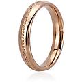 fede nuziale oro rosa comoda fantasia gl100918