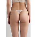 perizoma fianchetto sottile in pizzo donna naturale taglia 3