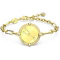 braccialetto zodiac toro tono dorato placcato color oro