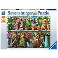 - puzzle gatto sullo scaffale 500 pz 49 x 36 cm 14824