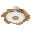 ventilatore da soffitto flower marrone d. 50 cm