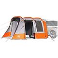 - tenda da campeggio per auto grigio e arancione impermeabile