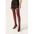 collant in pizzo a fiori donna l