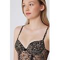 reggiseno bra top corpetto iconic leopard donna animalier tamaño 4b