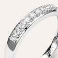 anello riviere firmamenti oro bianco diamante collezione firmamenti misura 58 oro bianco