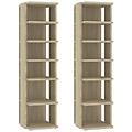 - scarpiere 2 pz rovere sonoma 27 5x27x102 cm
