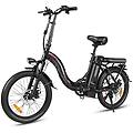 bicicletta elettrica pieghevole cy20. batteria da 20'' 36v 12ah