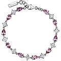 bracciale con charms fissi donna argento 925 gioiello fancy ftp08