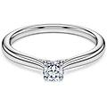 anello solitario eternity diamanti creati in laboratorio 0 25 ct tw forma rotonda argento sterling