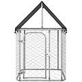 - gabbia per cani da esterno con tetto 100x100x150 cm