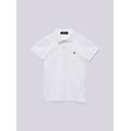 polo in piquet stretch con ricamo